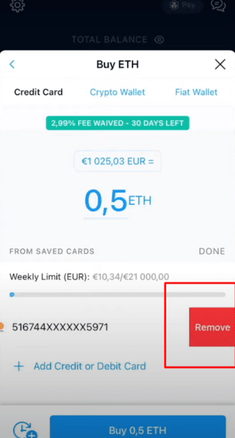How Do I Remove My Crypto.com Debit Card 6