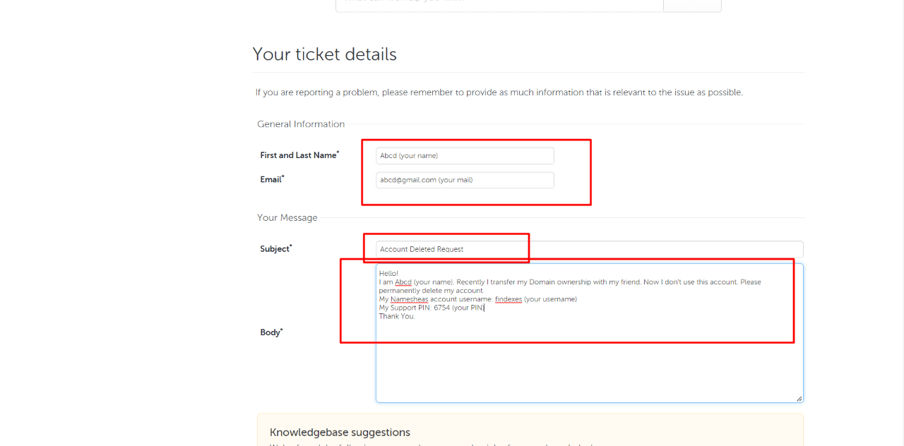 How to delete Namecheap account via the website