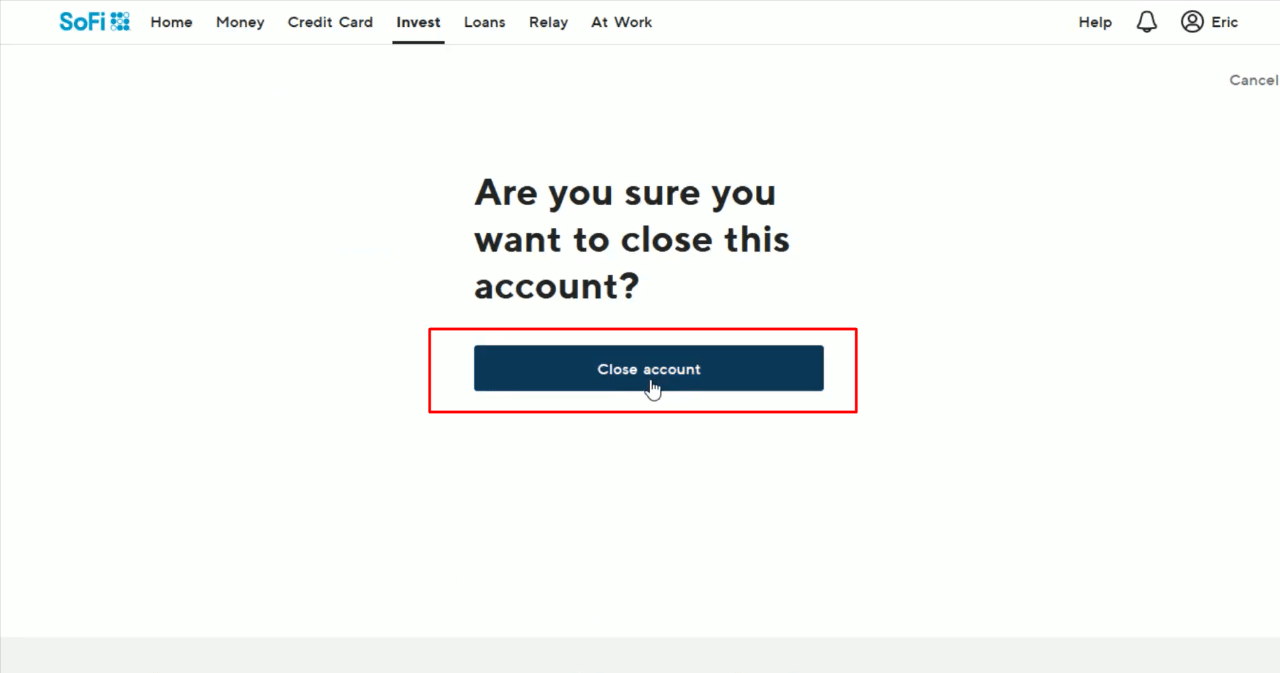 How to Delete Sofi Account via the Website