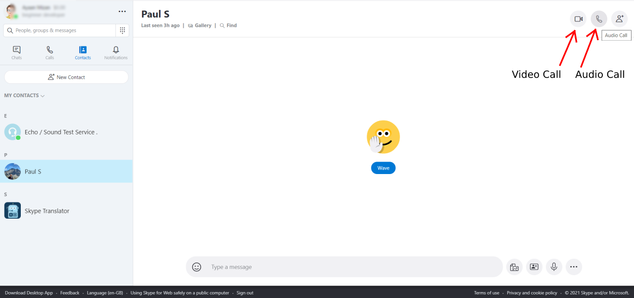 How to make Skype Calls on Web
