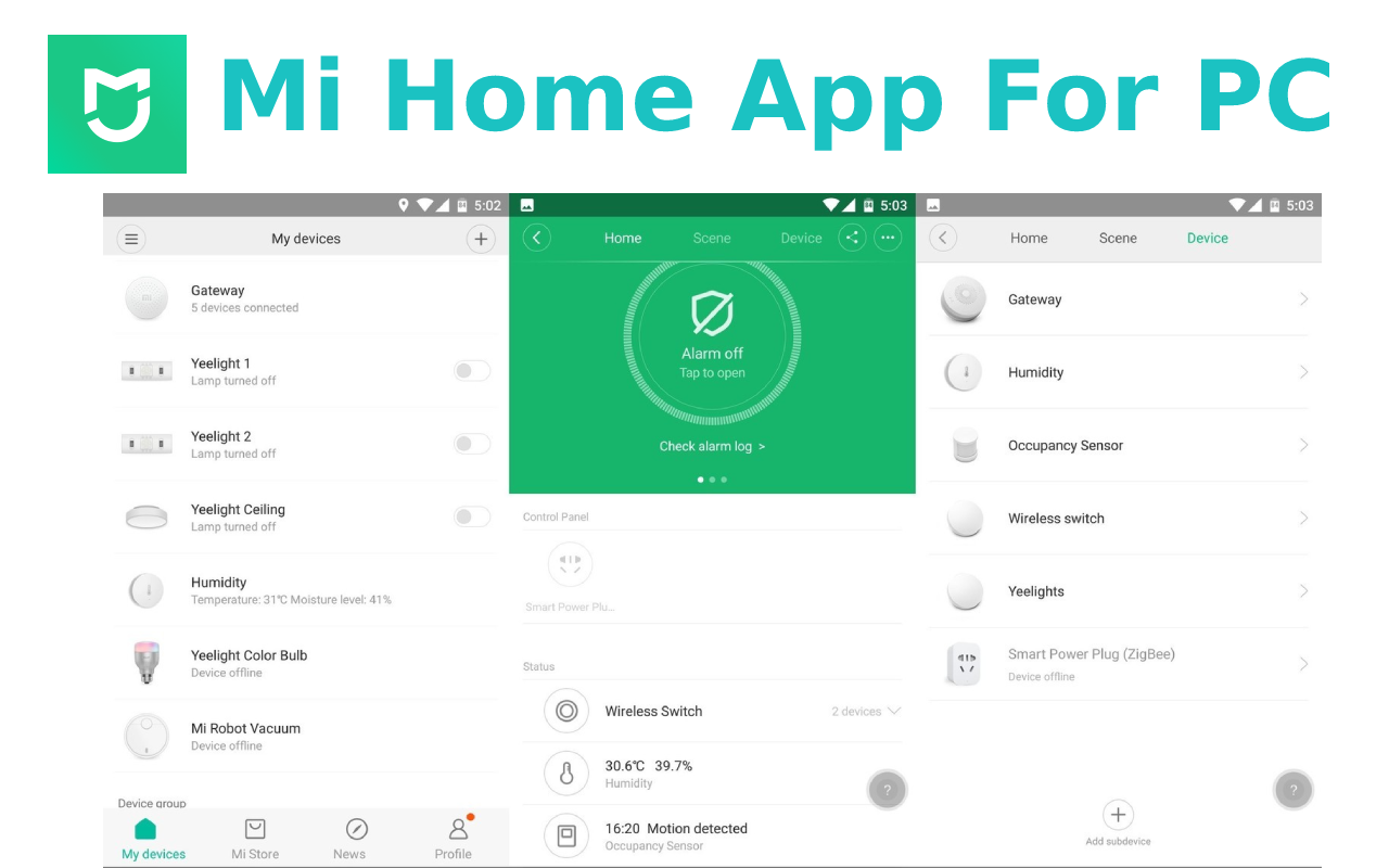 Mi Home App For PC – Download For Windows 11/10/7 & Mac